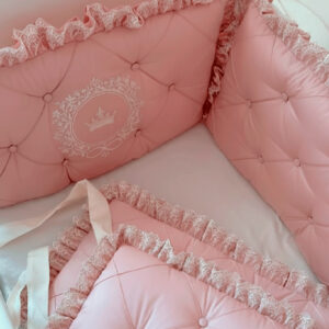 Set de Cuna Rosa Empolvado